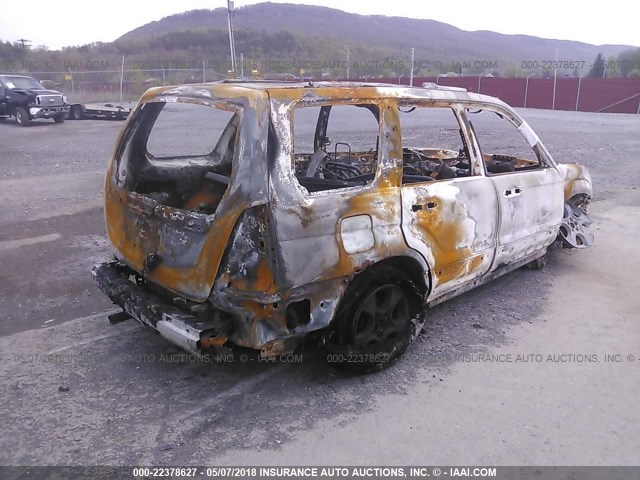 JF1SG65683H754618 - 2003 SUBARU FORESTER 2.5XS თეთრი ფოტო 4