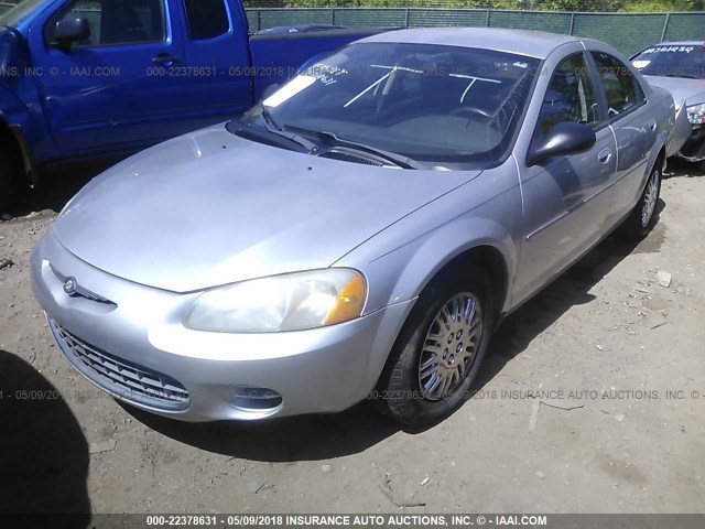 1C3EL46X12N172735 - 2002 CHRYSLER SEBRING LX SILVER photo 6