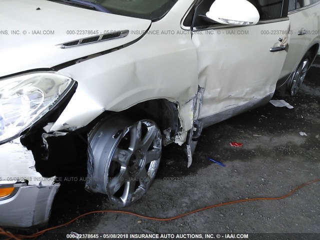 5GAER23D79J171679 - 2009 BUICK ENCLAVE CXL WHITE photo 6