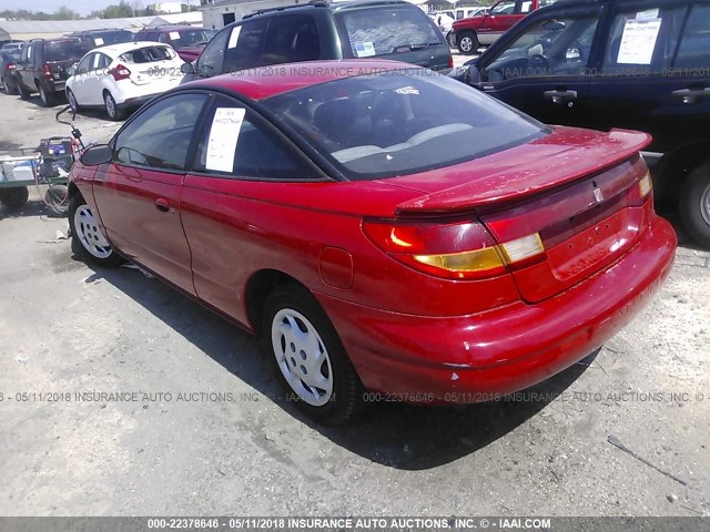 1G8ZH1274XZ173245 - 1999 SATURN SC2 RED photo 3