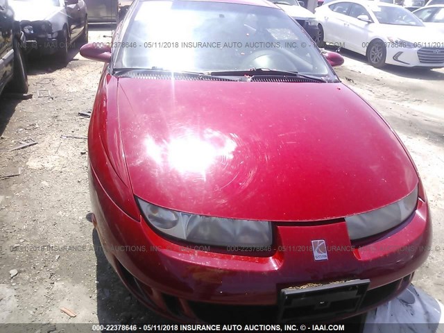1G8ZH1274XZ173245 - 1999 SATURN SC2 RED photo 6