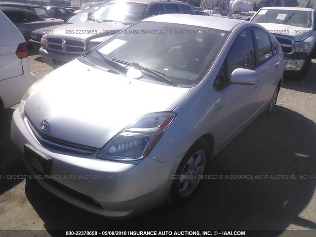 JTDKB20U963149421 - 2006 TOYOTA PRIUS SILVER photo 2