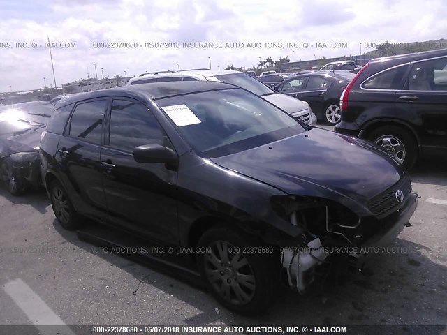 2T1KR32EX5C380082 - 2005 TOYOTA COROLLA MATRIX XR BLACK photo 1