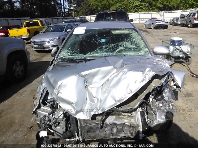 1G1PC5SB4D7200290 - 2013 CHEVROLET CRUZE LT SILVER photo 6