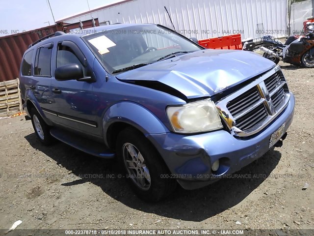 1D8HD48P57F535513 - 2007 DODGE DURANGO SLT Light Blue photo 1