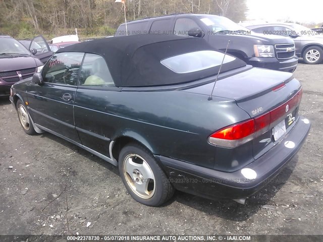 YS3DD78B1V7001153 - 1997 SAAB 900 S GREEN photo 3