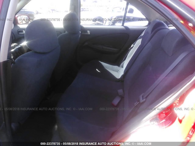 3N1CB51D65L551584 - 2005 NISSAN SENTRA 1.8/1.8S RED photo 8