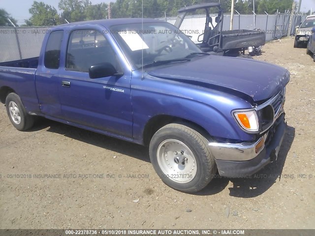 4TAVN52N0TZ118929 - 1996 TOYOTA TACOMA XTRACAB PURPLE photo 1