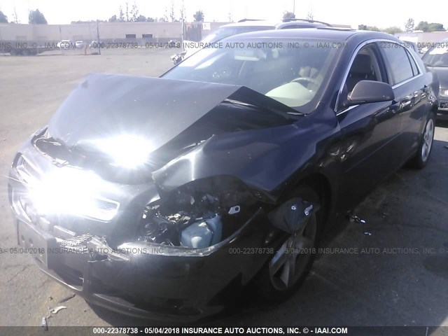 1G1ZG57B59F219417 - 2009 CHEVROLET MALIBU LS 黑色 照片 2