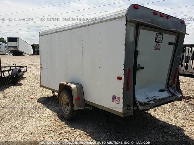 4D6EB12109C021981 - 2009 CARGO CRAFT TRAILER  WHITE photo 3