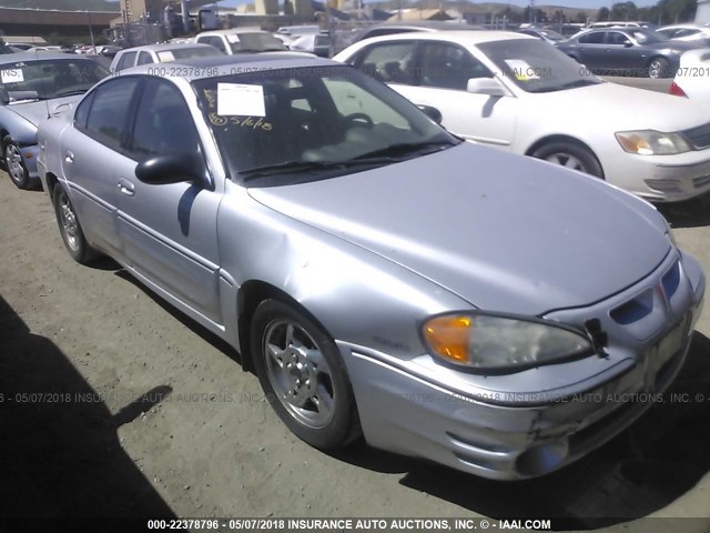 1G2NV52E13C224219 - 2003 PONTIAC GRAND AM GT1 SILVER photo 1