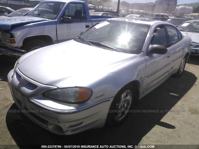 1G2NV52E13C224219 - 2003 PONTIAC GRAND AM GT1 SILVER photo 2