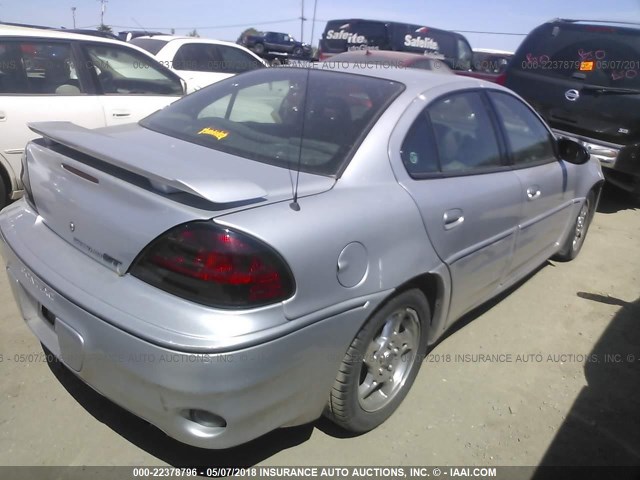 1G2NV52E13C224219 - 2003 PONTIAC GRAND AM GT1 SILVER photo 4