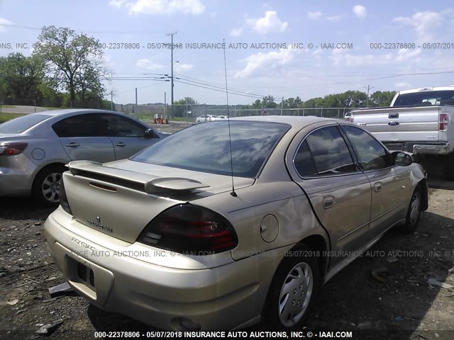 1G2NE52EX5M166186 - 2005 PONTIAC GRAND AM SE GOLD photo 4