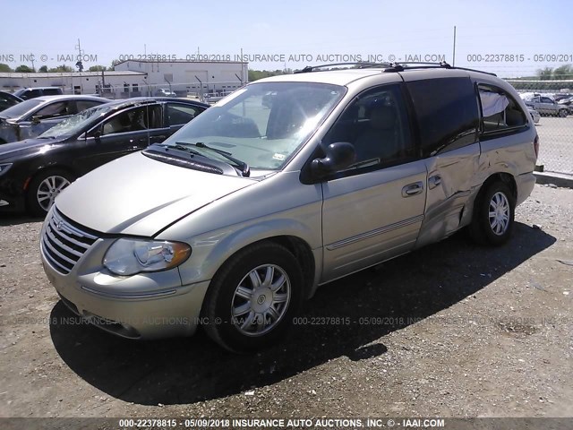 2C8GP54L75R119574 - 2005 CHRYSLER TOWN & COUNTRY TOURING GOLD photo 2