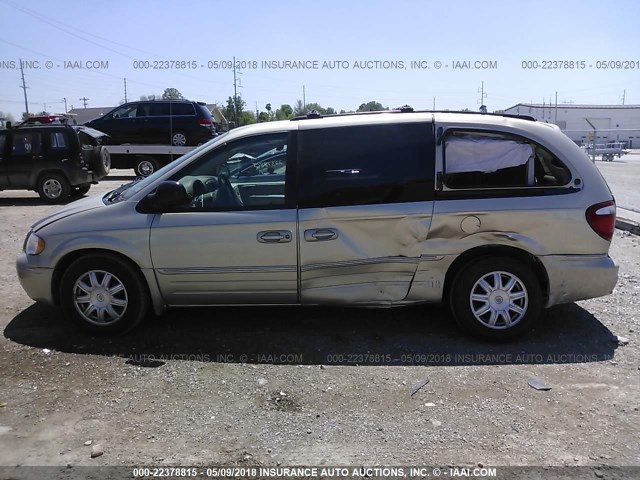 2C8GP54L75R119574 - 2005 CHRYSLER TOWN & COUNTRY TOURING GOLD photo 6