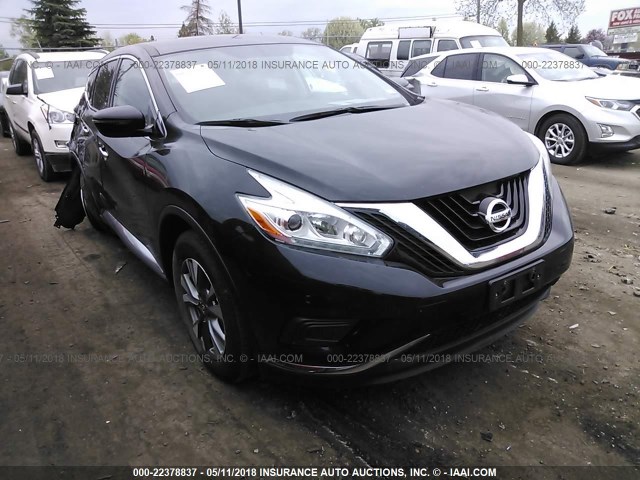 5N1AZ2MGXHN146638 - 2017 NISSAN MURANO S/SL/SV/PLATINUM BLACK photo 1