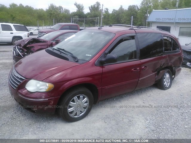 2C8GP64L95R390982 - 2005 CHRYSLER TOWN & COUNTRY LIMITED BURGUNDY photo 6