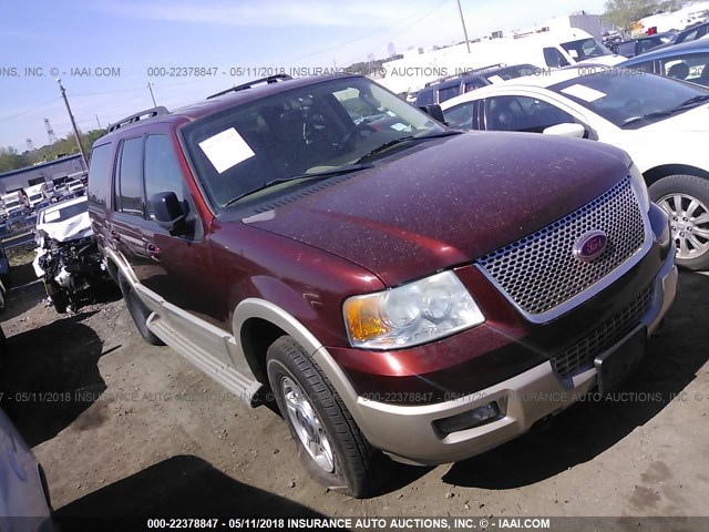 1FMFU18596LA31643 - 2006 FORD EXPEDITION EDDIE BAUER BURGUNDY photo 1