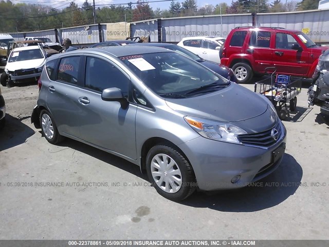 3N1CE2CP7EL351049 - 2014 NISSAN VERSA NOTE S/S PLUS/SV/SL GRAY photo 1