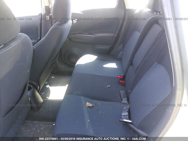 3N1CE2CP7EL351049 - 2014 NISSAN VERSA NOTE S/S PLUS/SV/SL GRAY photo 8