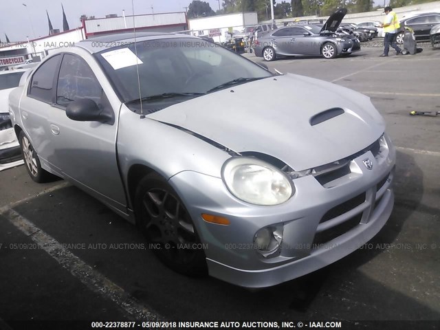 1B3ES66S74D535094 - 2004 DODGE NEON SRT-4 SILVER photo 1