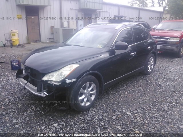 JN1AJ0HP1AM700089 - 2010 INFINITI EX35 JOURNEY BLACK photo 2