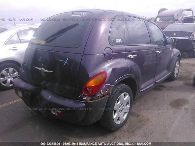 3C4FY58B85T556038 - 2005 CHRYSLER PT CRUISER TOURING PURPLE photo 4