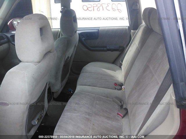 JF1SF65641H724712 - 2001 SUBARU FORESTER S 红色 照片 8