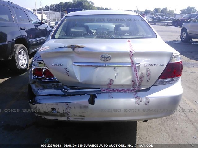 4T1BE32K56U159555 - 2006 TOYOTA CAMRY LE/XLE/SE ნაცრისფერი ფოტო 6
