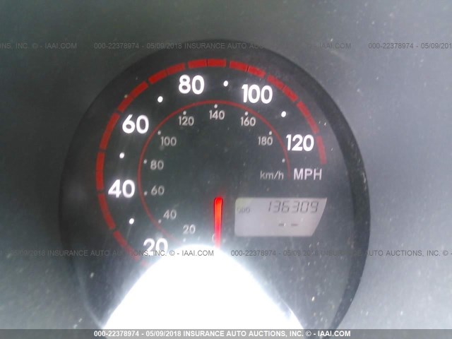 2T1KR32E75C483301 - 2005 TOYOTA COROLLA MATRIX XR BLACK photo 7