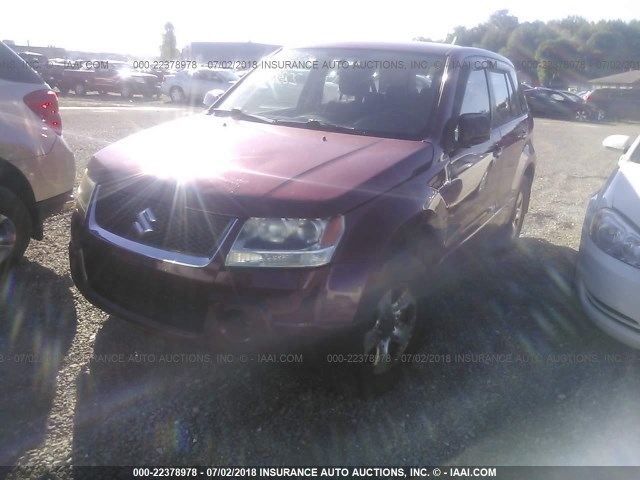 JS3TD941464101196 - 2006 SUZUKI GRAND VITARA  MAROON photo 2