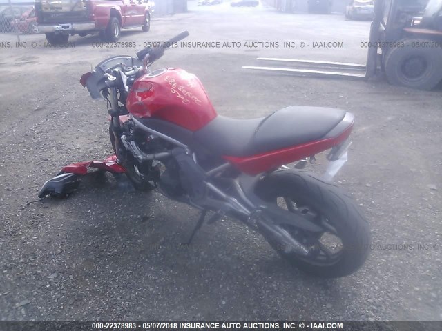 JKAEXEC169DA30402 - 2009 KAWASAKI EX650 C 红色 照片 3