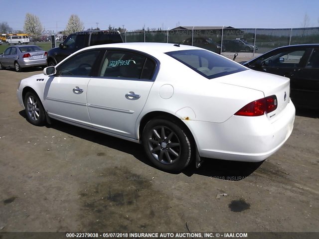 1G4HD57227U104242 - 2007 BUICK LUCERNE CXL WHITE photo 3