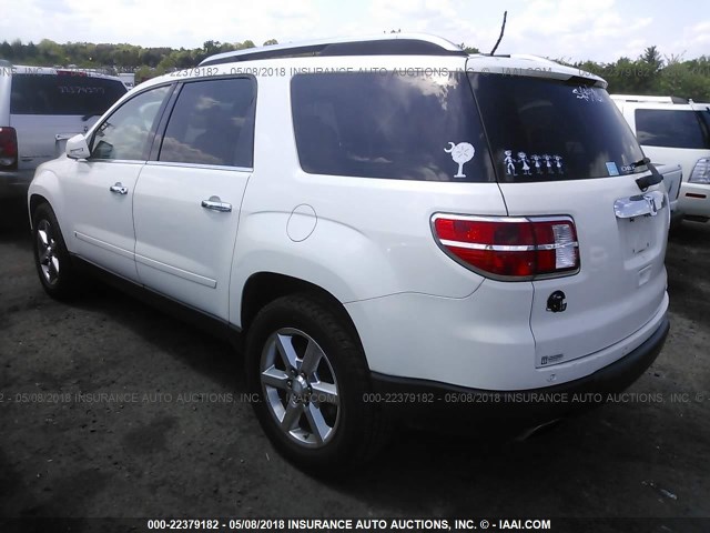 5GZEV33788J298917 - 2008 SATURN OUTLOOK XR/TOURING თეთრი ფოტო 3