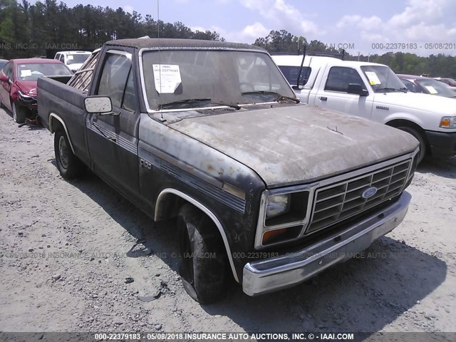 1FTCF10Y6DLA26842 - 1983 FORD F100 BLUE photo 1