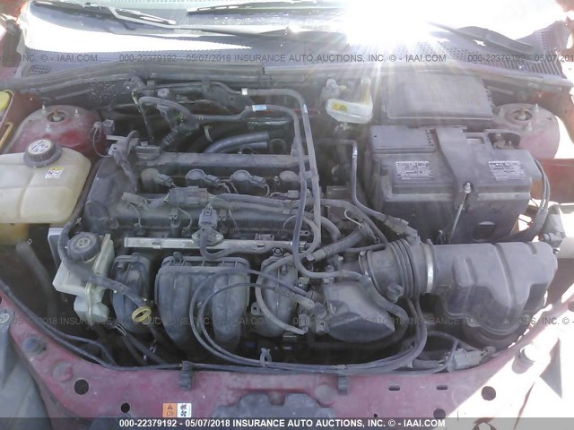 1FAFP34NX7W130314 - 2007 FORD FOCUS ZX4/S/SE/SES 红色 照片 10