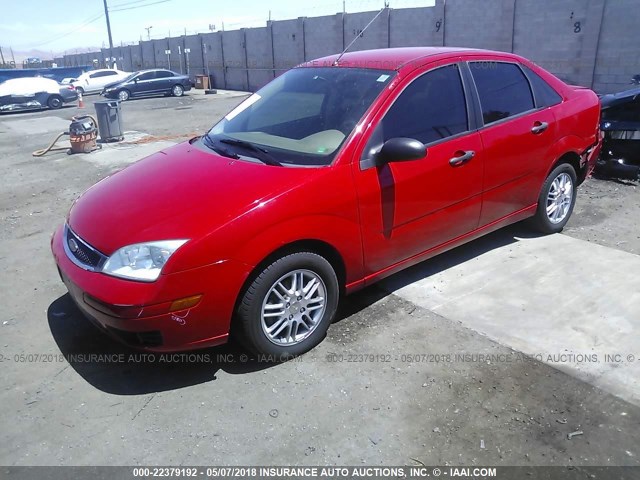 1FAFP34NX7W130314 - 2007 FORD FOCUS ZX4/S/SE/SES 红色 照片 2