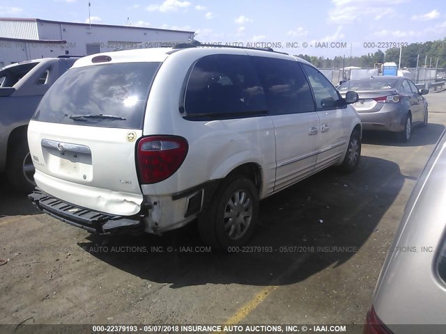 2C8GP54L41R313117 - 2001 CHRYSLER TOWN & COUNTRY LXI WHITE photo 4