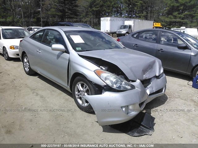 4T1CE38P56U732168 - 2006 TOYOTA CAMRY SOLARA SE/SLE ვერცხლისფერი ფოტო 1