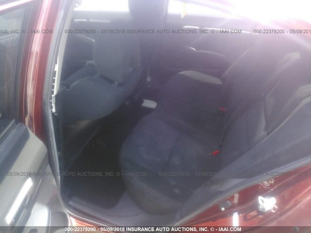 2HGFA55578H703029 - 2008 HONDA CIVIC SI BURGUNDY photo 8