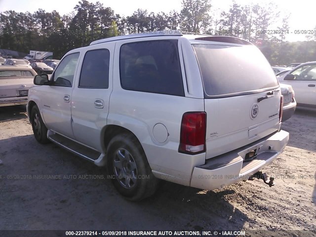 1GYEC63T23R298325 - 2003 CADILLAC ESCALADE LUXURY თეთრი ფოტო 3