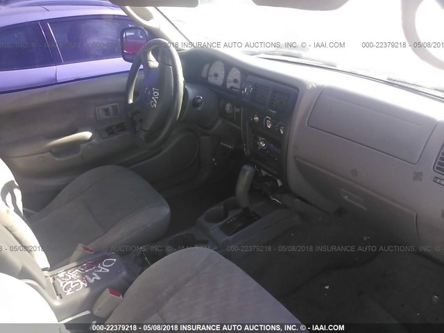 5TEGN92N64Z382456 - 2004 TOYOTA TACOMA DOUBLE CAB PRERUNNER GRAY photo 5