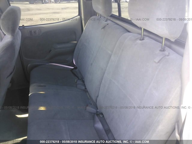 5TEGN92N64Z382456 - 2004 TOYOTA TACOMA DOUBLE CAB PRERUNNER GRAY photo 8