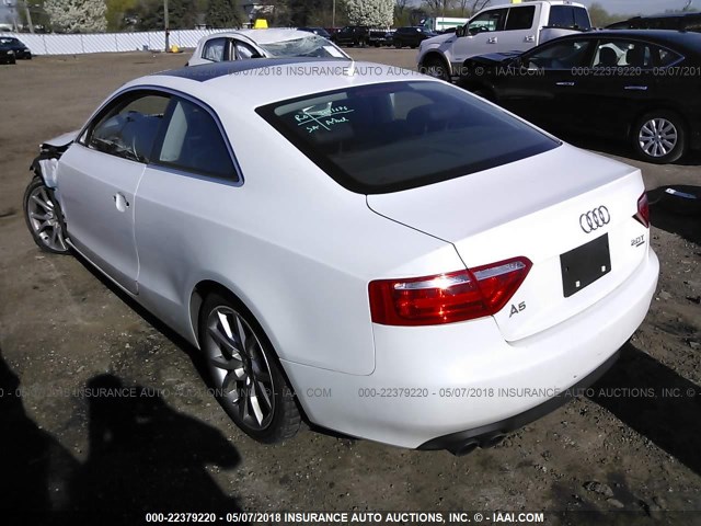 WAUCFAFR1AA083809 - 2010 AUDI A5 PREMIUM WHITE photo 3