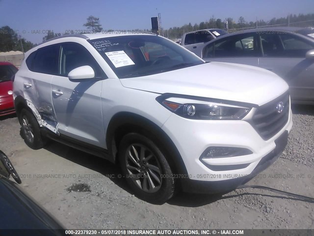 KM8J3CA42GU064103 - 2016 HYUNDAI TUCSON LIMITED/SPORT AND ECO/SE WHITE photo 1