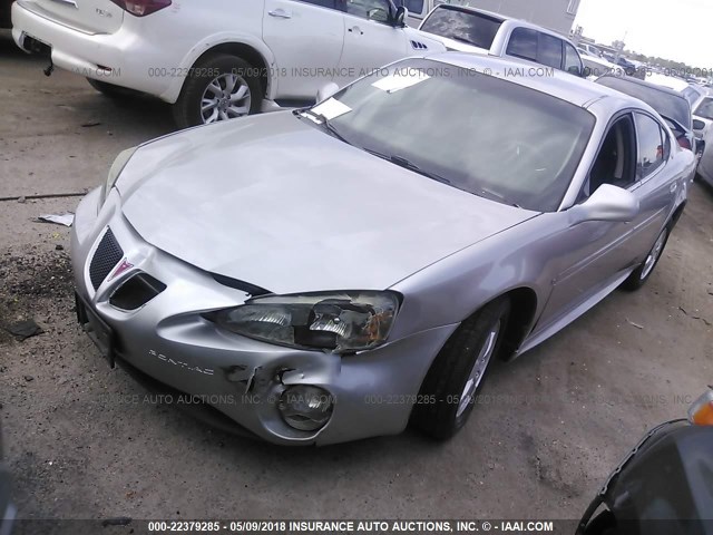 2G2WP552X61285501 - 2006 PONTIAC GRAND PRIX SILVER photo 2