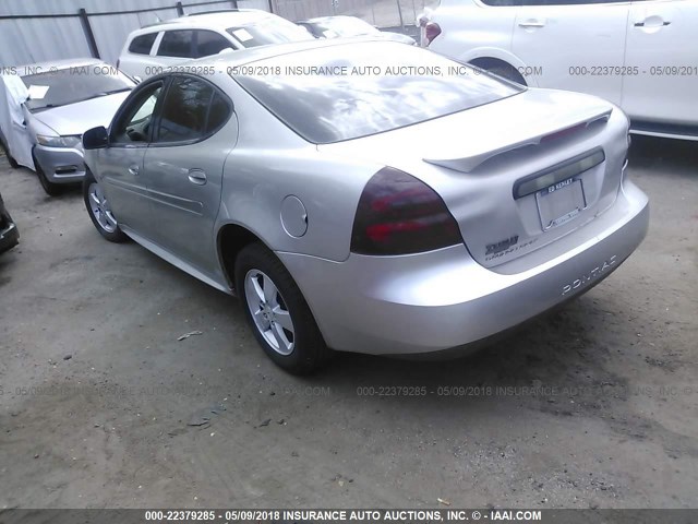 2G2WP552X61285501 - 2006 PONTIAC GRAND PRIX SILVER photo 3