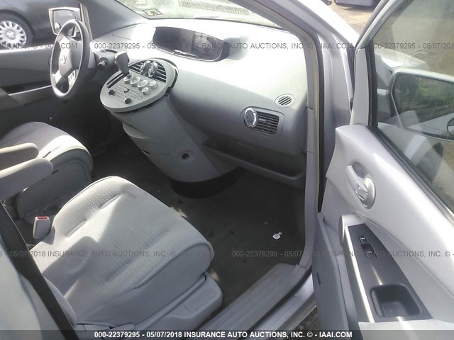 5N1BV28U16N115873 - 2006 NISSAN QUEST S/SE/SL SILVER photo 5