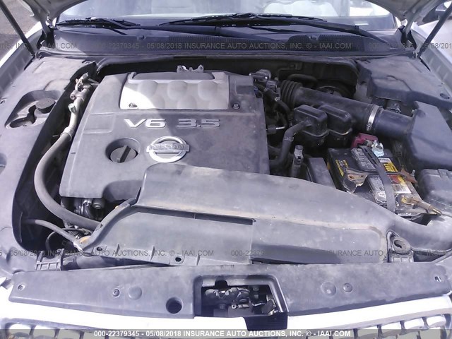 1N4BA41E36C857823 - 2006 NISSAN MAXIMA SE/SL SILVER photo 10